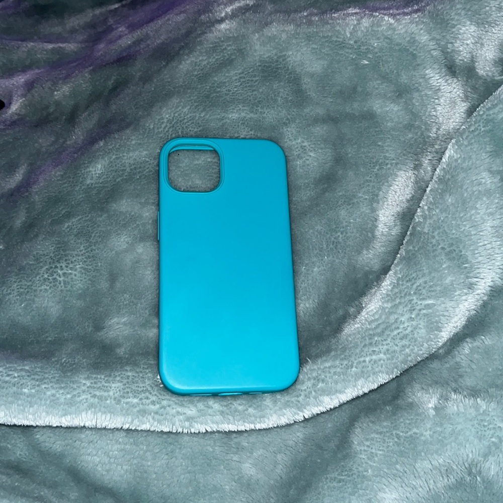 i phone 13 teal silicone case